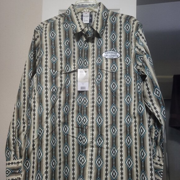 Wrangler Men's Checotah Western Snap Shirt - Picture 5 of 5